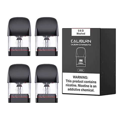 UWELL CALIBURN G3/GK3 REPLACEMENT PODS-Pack of 4 | Indian Vape Indian Vape