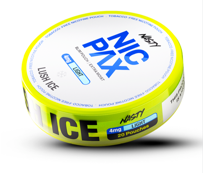 Nicpax Nicotine Pouches - Nasty | 20pc | 4MG 6MG 10MG 12MG | Indian Vape Indian Vape Outlet