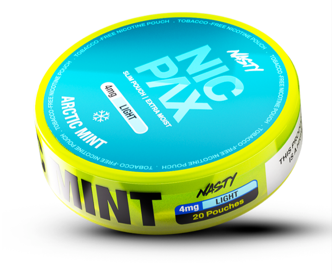 Nicpax Nicotine Pouches - Nasty | 20pc | 4MG 6MG 10MG 12MG | Indian Vape Indian Vape Outlet