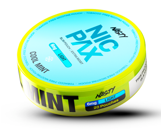 Nicpax Nicotine Pouches - Nasty | 20pc | 4MG 6MG 10MG 12MG | Indian Vape Indian Vape Outlet