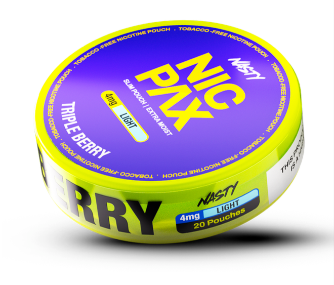 Nicpax Nicotine Pouches - Nasty | 20pc | 4MG 6MG 10MG 12MG | Indian Vape Indian Vape Outlet