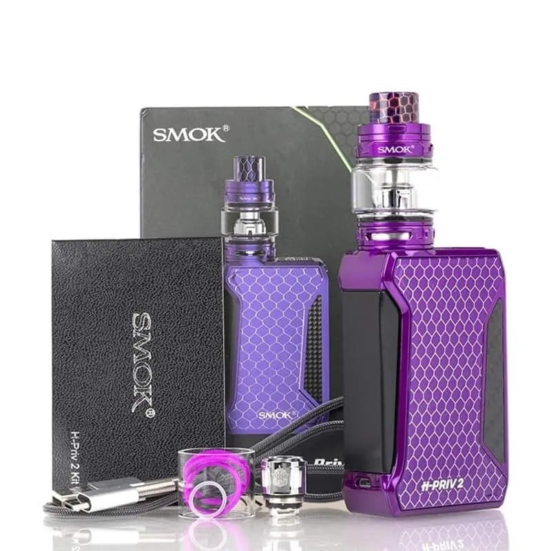 Smok H-Priv 2 Mod Kit | 225W | TFV4 3.5ML Tank | Dual  18650 Batteries | Indian Vape Indian Vape